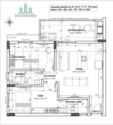 Imagem Apartamento com 2 Quartos à Venda, 71 m² em Borgo - Bento Gonçalves