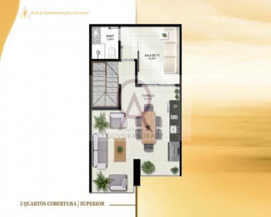 Imagem Imóvel com 1 Quarto à Venda, 45 m² em Piatã - Salvador