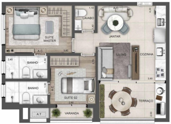 Imagem Cobertura com 4 Quartos à Venda, 164 m² em Perdizes - São Paulo Imagem Cobertura com 4 Quartos à Venda, 164 m² em Perdizes - São Paulo