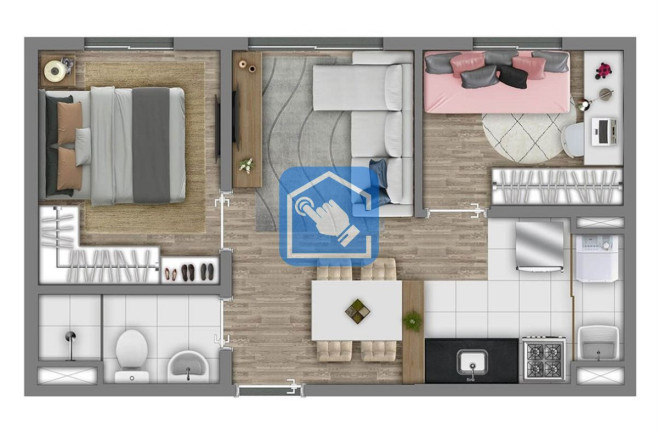 Imagem Apartamento com 2 Quartos à Venda, 62 m² em Vila Taquari - São Paulo Imagem Apartamento com 2 Quartos à Venda, 62 m² em Vila Taquari - São Paulo