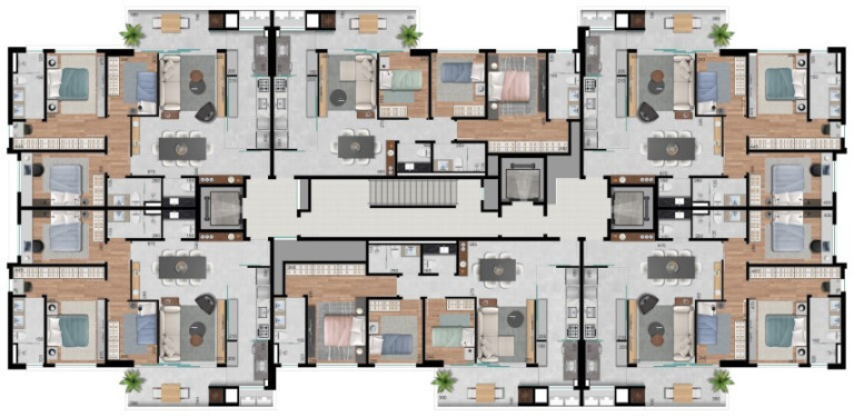 Imagem Apartamento com 3 Quartos à Venda, 107 m² em Cabral - Curitiba