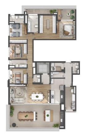 Imagem Apartamento com 4 Quartos à Venda, 224 m² em Perdizes - São Paulo Imagem Apartamento com 4 Quartos à Venda, 224 m² em Perdizes - São Paulo
