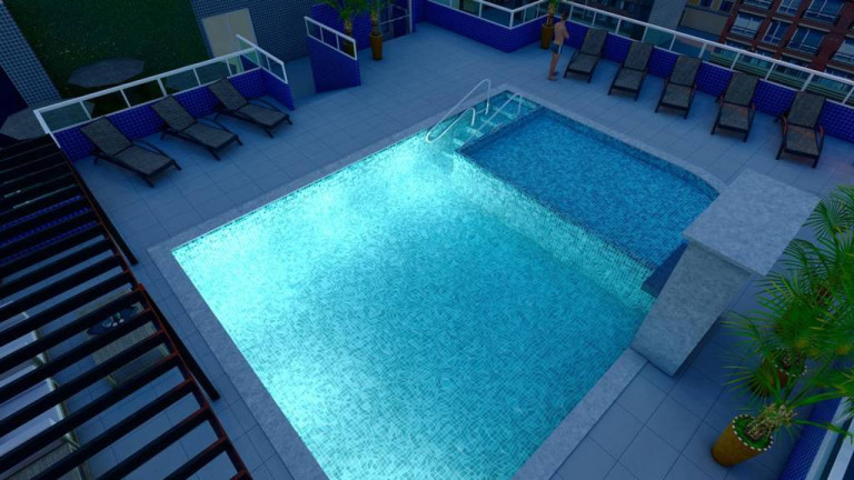 Imagem Apartamento com 1 Quarto à Venda, 50 m² em Guilhermina - Praia Grande