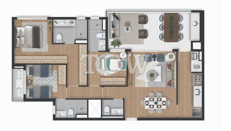 Imagem Apartamento com 3 Quartos à Venda, 109 m² em Mirandópolis - São Paulo