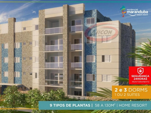 Imagem Apartamento com 2 Quartos à Venda, 58 m² em Maranduba - Ubatuba