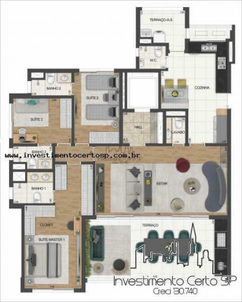 Imagem Apartamento com 3 Quartos à Venda, 163 m² em Indianópolis - São Paulo Imagem Apartamento com 3 Quartos à Venda, 163 m² em Indianópolis - São Paulo