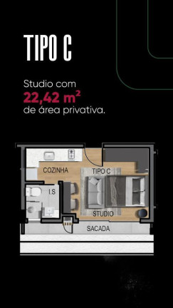 Imagem Apartamento com 1 Quarto à Venda, 22 m² em Alto Da Rua Xv - Curitiba Imagem Apartamento com 1 Quarto à Venda, 22 m² em Alto Da Rua Xv - Curitiba