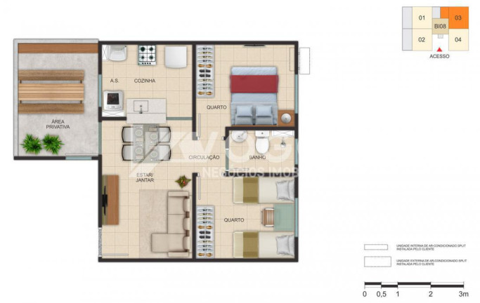 Imagem Apartamento com 2 Quartos à Venda, 40 m² em Feitoria - Sao Leopoldo Imagem Apartamento com 2 Quartos à Venda, 40 m² em Feitoria - Sao Leopoldo