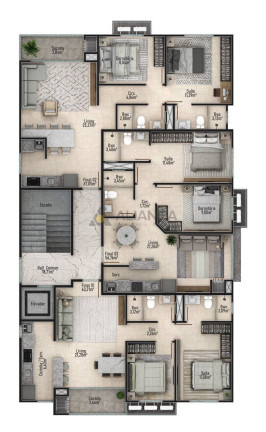 Imagem Apartamento com 2 Quartos à Venda, 63 m² em Centro - Navegantes