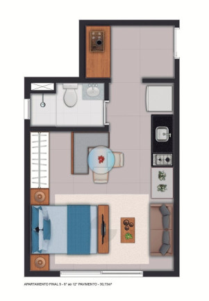 Imagem Apartamento com 1 Quarto à Venda, 30 m² em Barra Funda - São Paulo Imagem Apartamento com 1 Quarto à Venda, 30 m² em Barra Funda - São Paulo