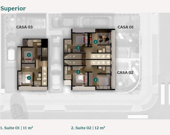 Imagem Casa de Condomínio com 3 Quartos à Venda, 182 m² em Ariribá - Balneário Camboriú Imagem Casa de Condomínio com 3 Quartos à Venda, 182 m² em Ariribá - Balneário Camboriú