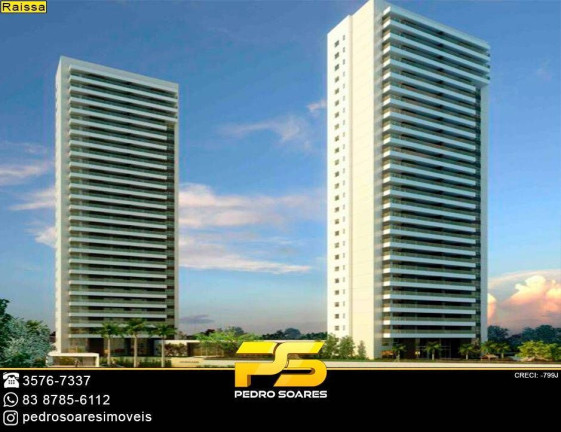 Imagem Apartamento com 4 Quartos à Venda, 127 m² em Altiplano Cabo Branco - João Pessoa