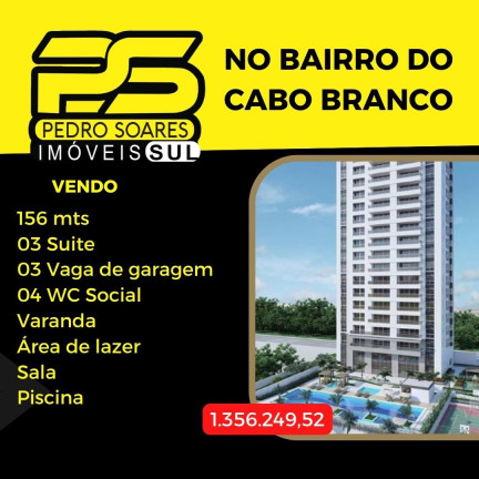 Flat com 9 Quartos à Venda, 156 m² em Altiplano Cabo Branco - João Pessoa