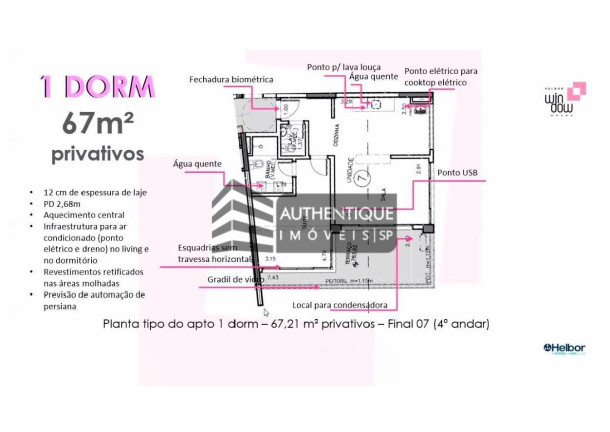 Imagem Apartamento com 1 Quarto à Venda, 62 m² em Moema - São Paulo