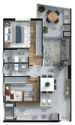 Imagem Apartamento com 2 Quartos à Venda, 77 m² em Centro - Itajaí Imagem Apartamento com 2 Quartos à Venda, 77 m² em Centro - Itajaí