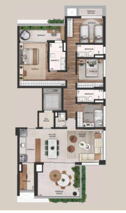 Imagem Apartamento com 3 Quartos à Venda, 148 m² em Moema - São Paulo