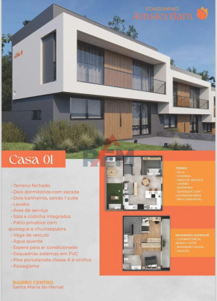 Imagem Casa com 2 Quartos à Venda, 105 m² em Centro - Santa Maria Do Herval