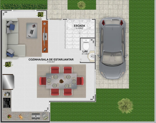 Imagem Casa com 3 Quartos à Venda, 169 m² em Uberaba - Curitiba
