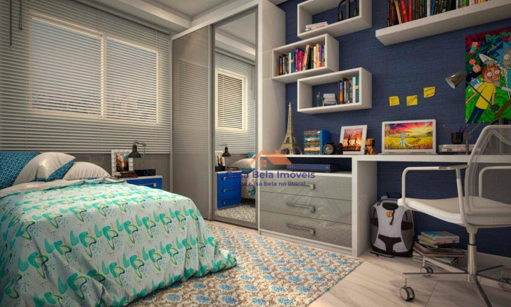 Imagem Apartamento com 2 Quartos à Venda, 57 m² em Vila Guilhermina - Praia Grande