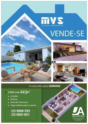 Imagem Casa com 4 Quartos à Venda, 223 m² em Parque Rodoviario - Campos Dos Goytacazes Imagem Casa com 4 Quartos à Venda, 223 m² em Parque Rodoviario - Campos Dos Goytacazes