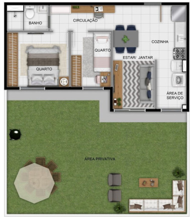 Imagem Imóvel com 1 Quarto à Venda, 35 m² em Del Castilho - Rio De Janeiro
