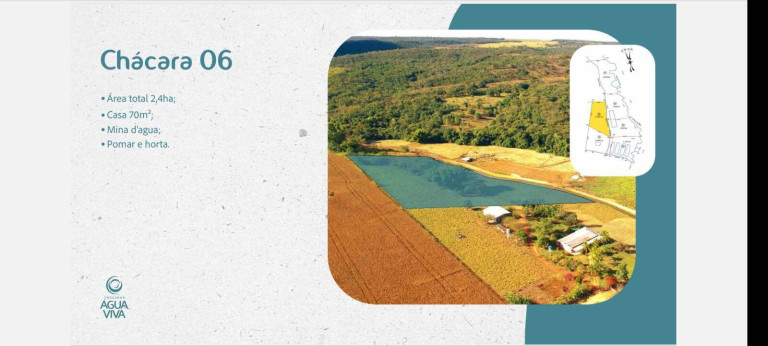 Imagem Chácara com 2 Quartos à Venda, 24.000 m² em Gameleira De Goiás
