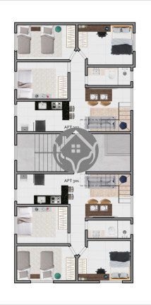 Imagem Apartamento com 3 Quartos à Venda, 58 m² em Parque Xangri-lá - Contagem
