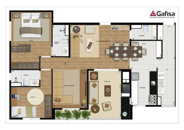 Imagem Apartamento com 2 Quartos à Venda, 107 m² em Empresarial 18 Do Forte - Barueri Imagem Apartamento com 2 Quartos à Venda, 107 m² em Empresarial 18 Do Forte - Barueri