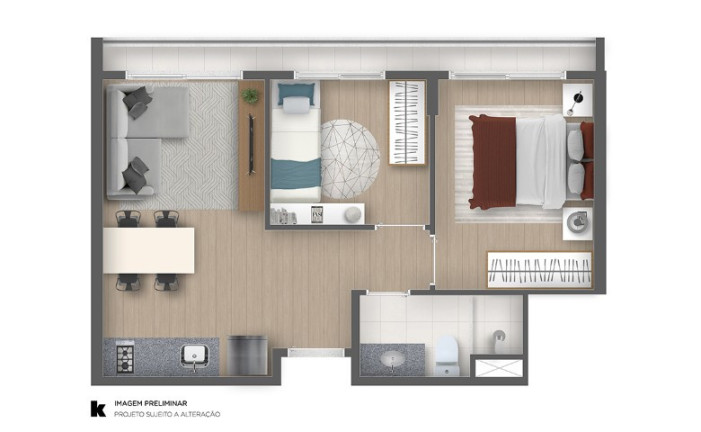 Imagem Apartamento com 1 Quarto à Venda, 25 m² em Bela Vista - São Paulo