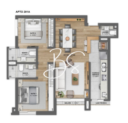 Imagem Apartamento com 2 Quartos à Venda, 74 m² em Bavaria - Gramado