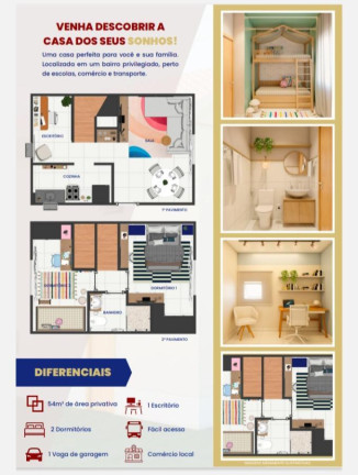 Imagem Casa com 2 Quartos à Venda, 54 m² em Morada Do Sol Ii (itambi) - Itaboraí Imagem Casa com 2 Quartos à Venda, 54 m² em Morada Do Sol Ii (itambi) - Itaboraí