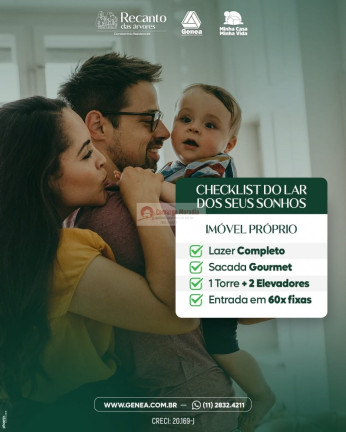 Imagem Apartamento com 2 Quartos à Venda, 48 m² em Fazenda Aya - Suzano