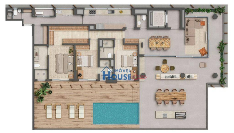 Imagem Apartamento com 3 Quartos à Venda, 319 m² em Itaim Bibi - São Paulo Imagem Apartamento com 3 Quartos à Venda, 319 m² em Itaim Bibi - São Paulo