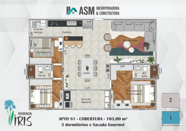 Imagem Apartamento com 2 Quartos à Venda, 59 m² em Granja Daniel - Taubaté Imagem Apartamento com 2 Quartos à Venda, 59 m² em Granja Daniel - Taubaté