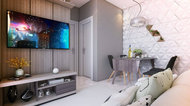Imagem Apartamento com 2 Quartos à Venda, 47 m² em Parque São Vicente - São Vicente Imagem Apartamento com 2 Quartos à Venda, 47 m² em Parque São Vicente - São Vicente