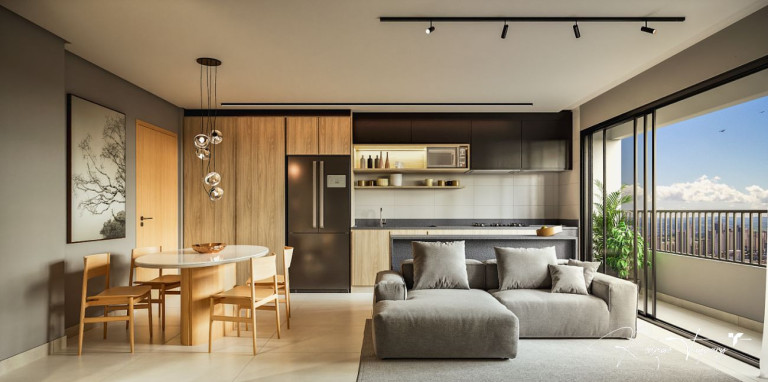 Apartamento com 1 Quarto à Venda, 51 m² em Setor Pedro Ludovico - Goiânia
