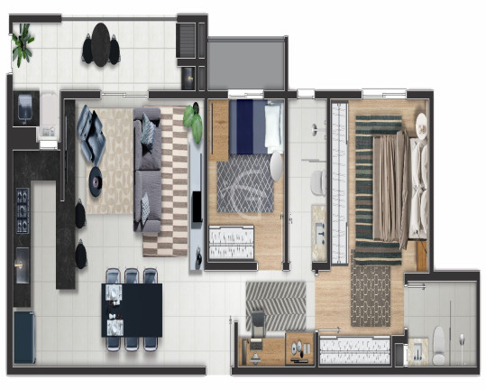 Imagem Apartamento com 3 Quartos à Venda, 73 m² em Glória - Joinville Imagem Apartamento com 3 Quartos à Venda, 73 m² em Glória - Joinville