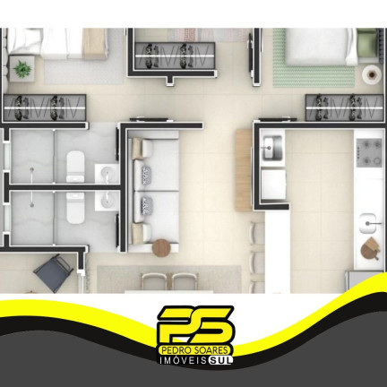 Imagem Apartamento com 2 Quartos à Venda, 53 m² em Portal Do Sol - João Pessoa