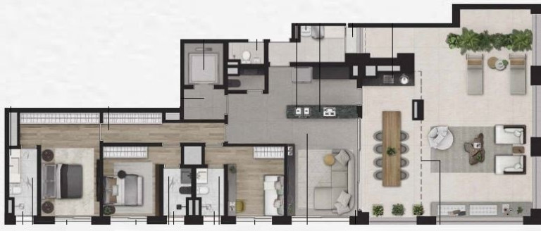 Imagem Apartamento com 3 Quartos à Venda, 155 m² em Itaim Bibi - São Paulo
