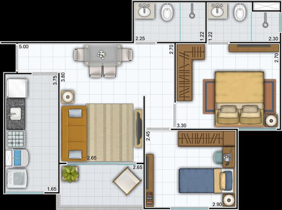 Imagem Casa com 1 Quarto à Venda, 50 m² em Bela Vista - Teresina
