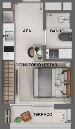 Imagem Apartamento com 1 Quarto à Venda, 25 m² em Vila Mariana - São Paulo Imagem Apartamento com 1 Quarto à Venda, 25 m² em Vila Mariana - São Paulo