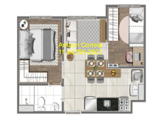 Imagem Imóvel com 2 Quartos à Venda, 38 m² em Pirituba - São Paulo