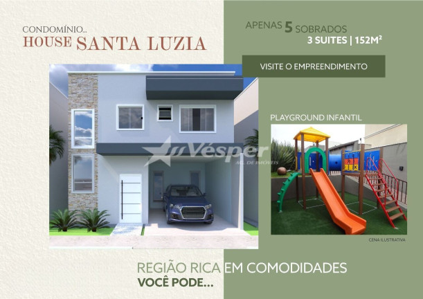 Imagem Sobrado com 3 Quartos à Venda, 960 m² em Sítios Santa Luzia - Aparecida De Goiânia