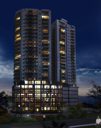 Imagem Apartamento com 2 Quartos à Venda, 109 m² em Canto Do Forte - Praia Grande