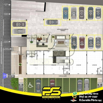 Apartamento com 2 Quartos à Venda, 59 m² em Cabo Branco - João Pessoa