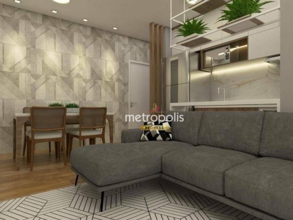 Imagem Apartamento com 2 Quartos à Venda, 58 m² em Osvaldo Cruz - São Caetano Do Sul