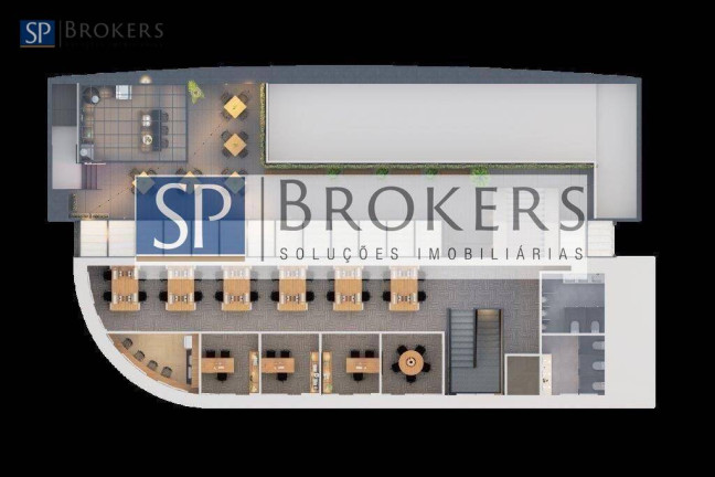Imagem Sala Comercial para Alugar, 700 m² em Vila Olímpia - São Paulo Imagem Sala Comercial para Alugar, 700 m² em Vila Olímpia - São Paulo