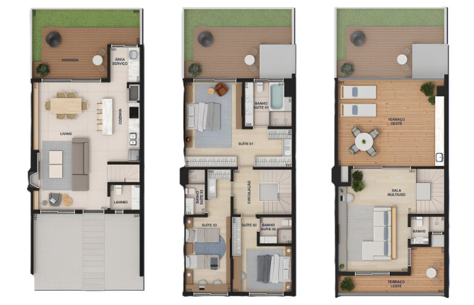 Imagem Casa de Condomínio com 3 Quartos à Venda, 365 m² em Tristeza - Porto Alegre