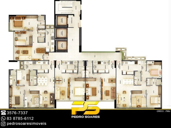 Imagem Apartamento à Venda, 46 m² em Brisamar - João Pessoa Imagem Apartamento à Venda, 46 m² em Brisamar - João Pessoa