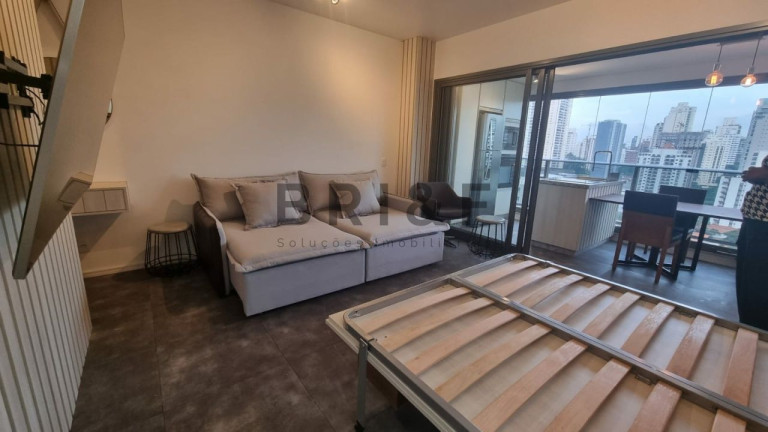 Imagem Apartamento com 1 Quarto para Alugar, 42 m² em Brooklin  - São Paulo
